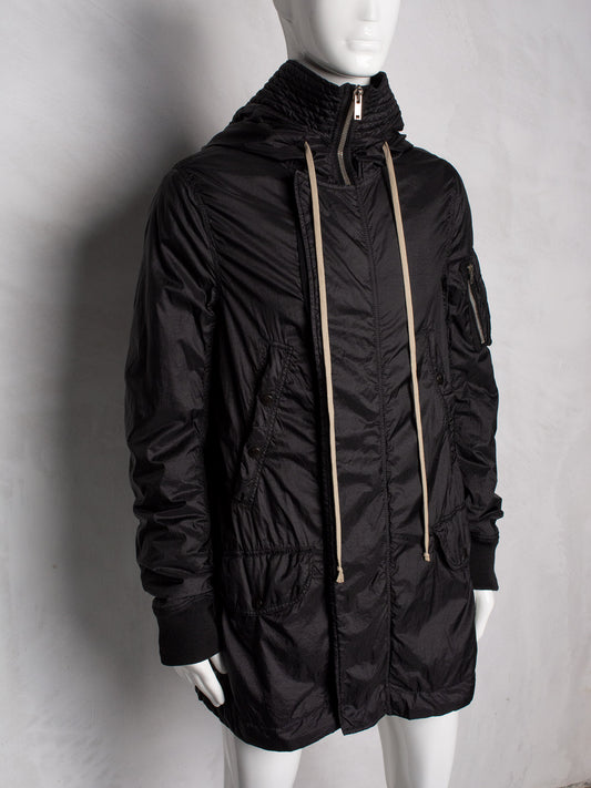 Rick Owens DRKSHDW nylon parka - size S