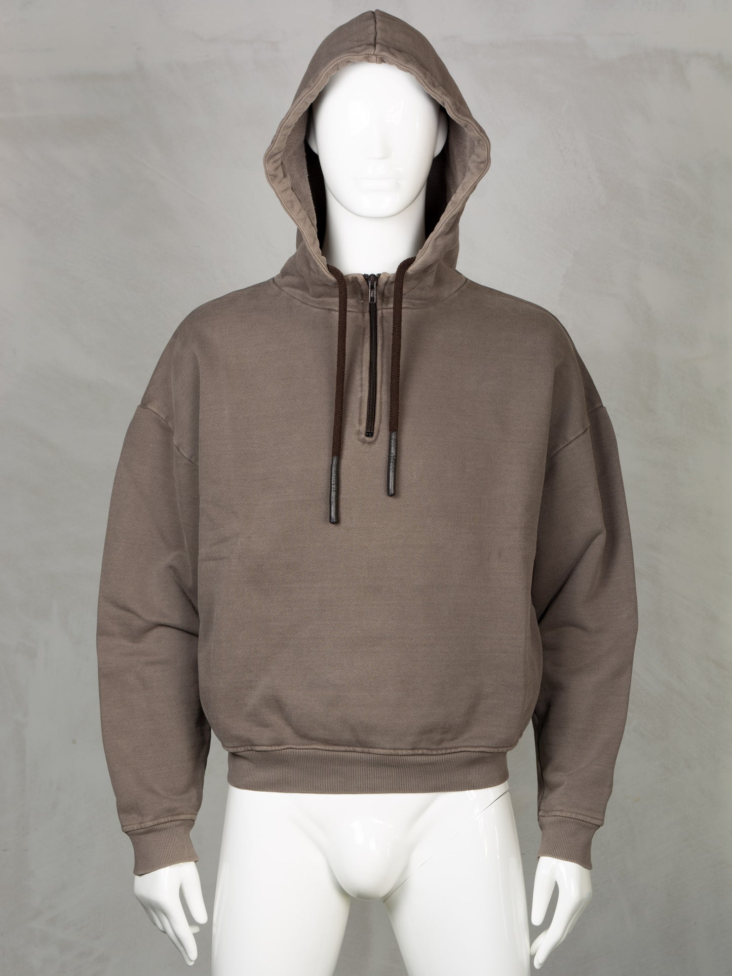 YEEZY Season 1 (2015) - half-zip hoodie (Mole) - men's size S
