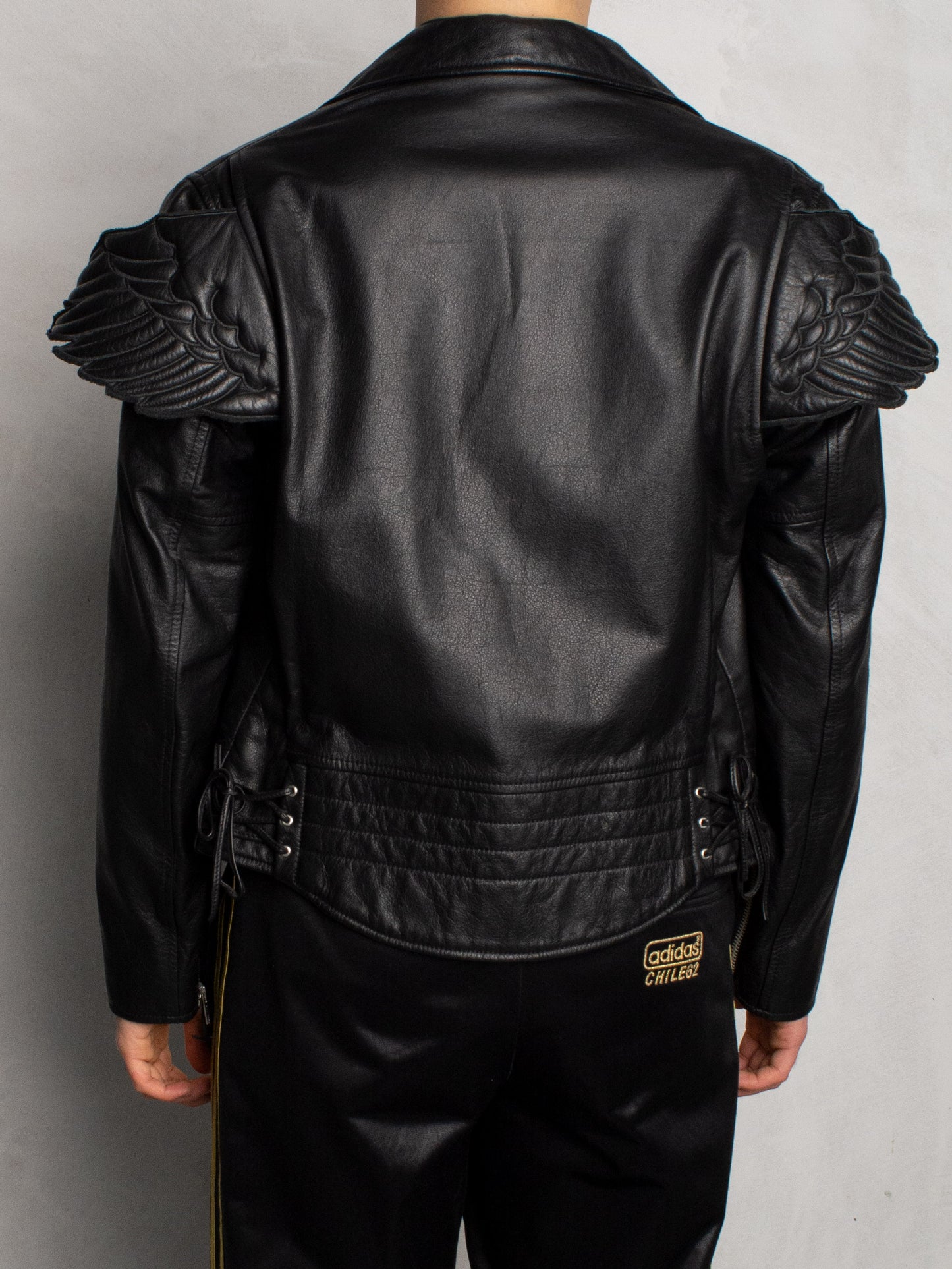 adidas Originals by Jeremy Scott - A/W 2011 - JS Wings Leather Jacket - size M