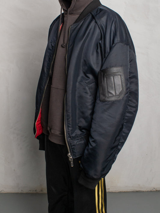 Juun.J S/S 2018 "Be Curious Not Judgemental" oversized bomber - size 46