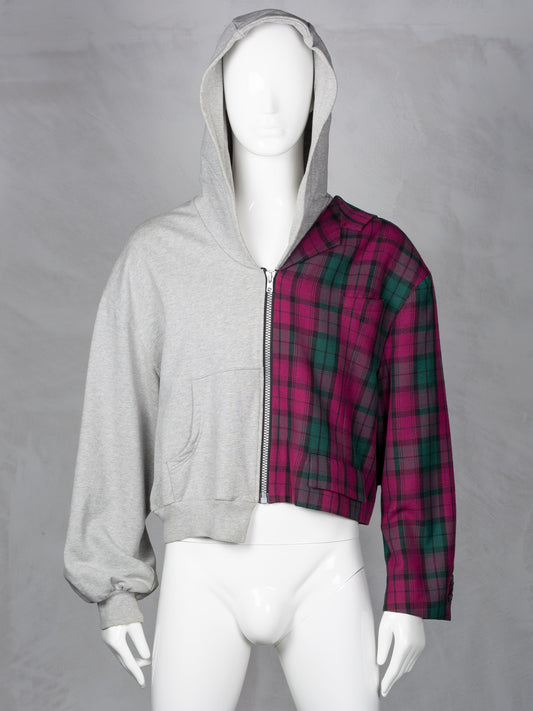 Gosha Rubchinskiy S/S 2018 hybrid rave-ish hoodie/jacket - size S