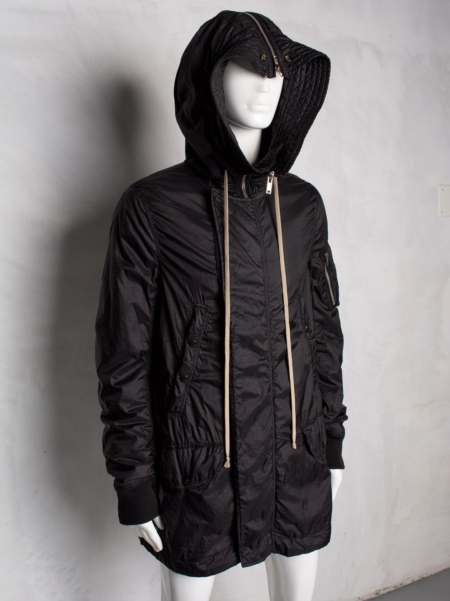 Rick Owens DRKSHDW A/W 2015 nylon parka - men's size S