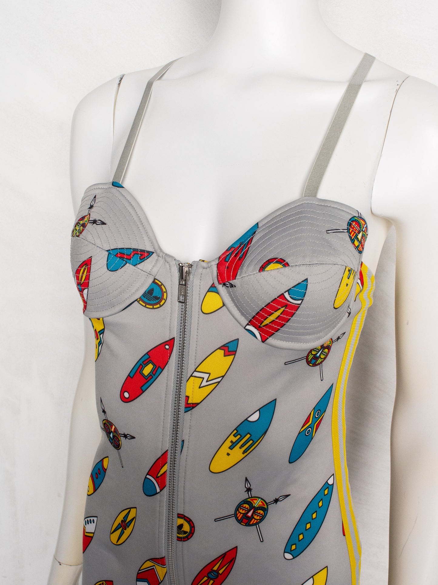 adidas Originals by Jeremy Scott - A/W 2009 - African Surfboard dress - size 38