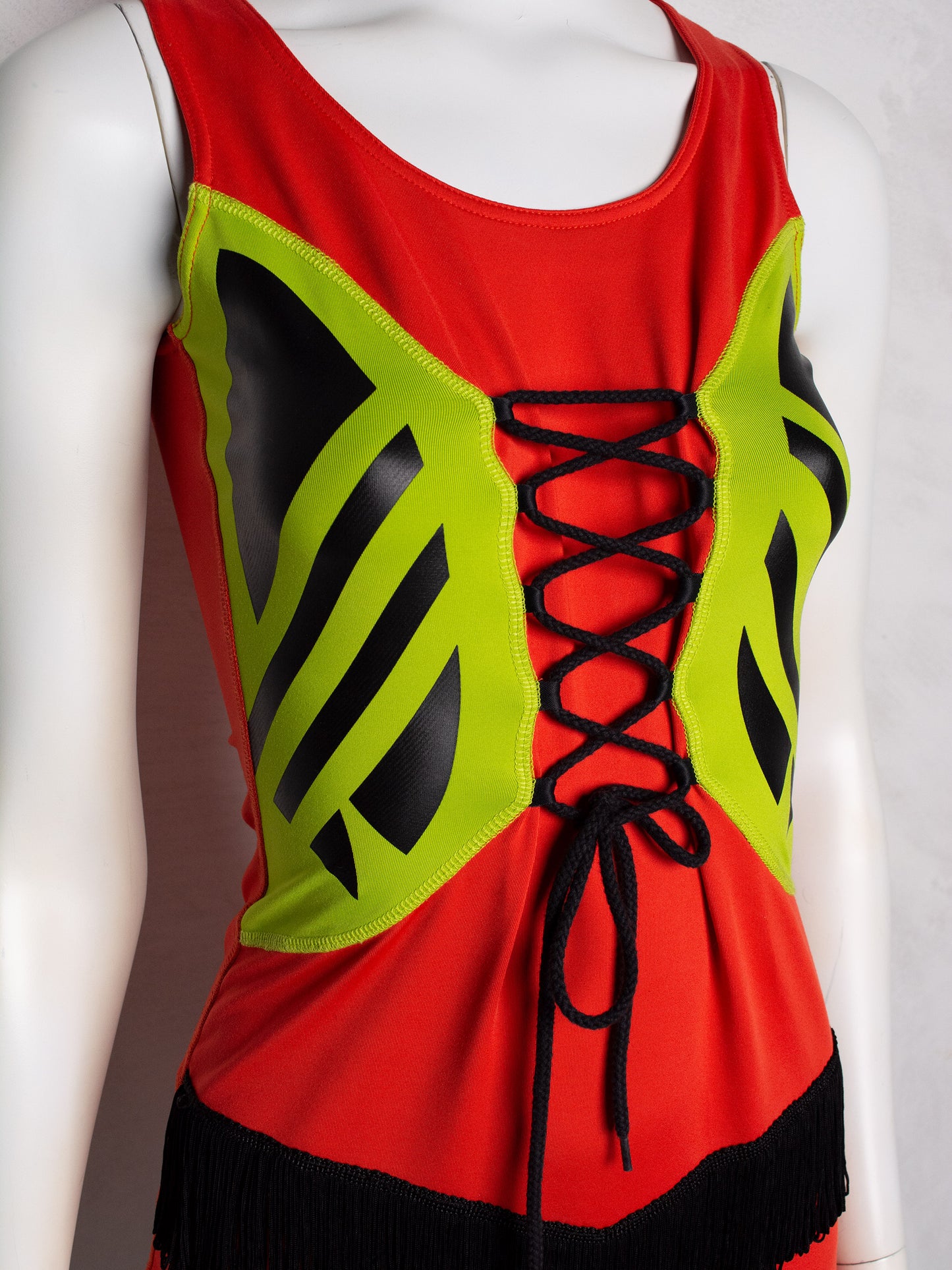 adidas Originals by Jeremy Scott A/W 2011 Fringe Logo Dress