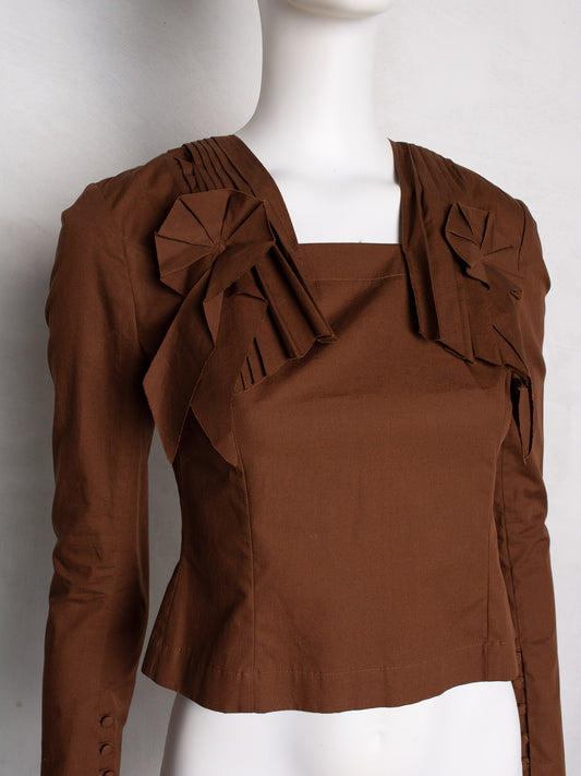 Bernhard Willhelm S/S 2001 origami blouse