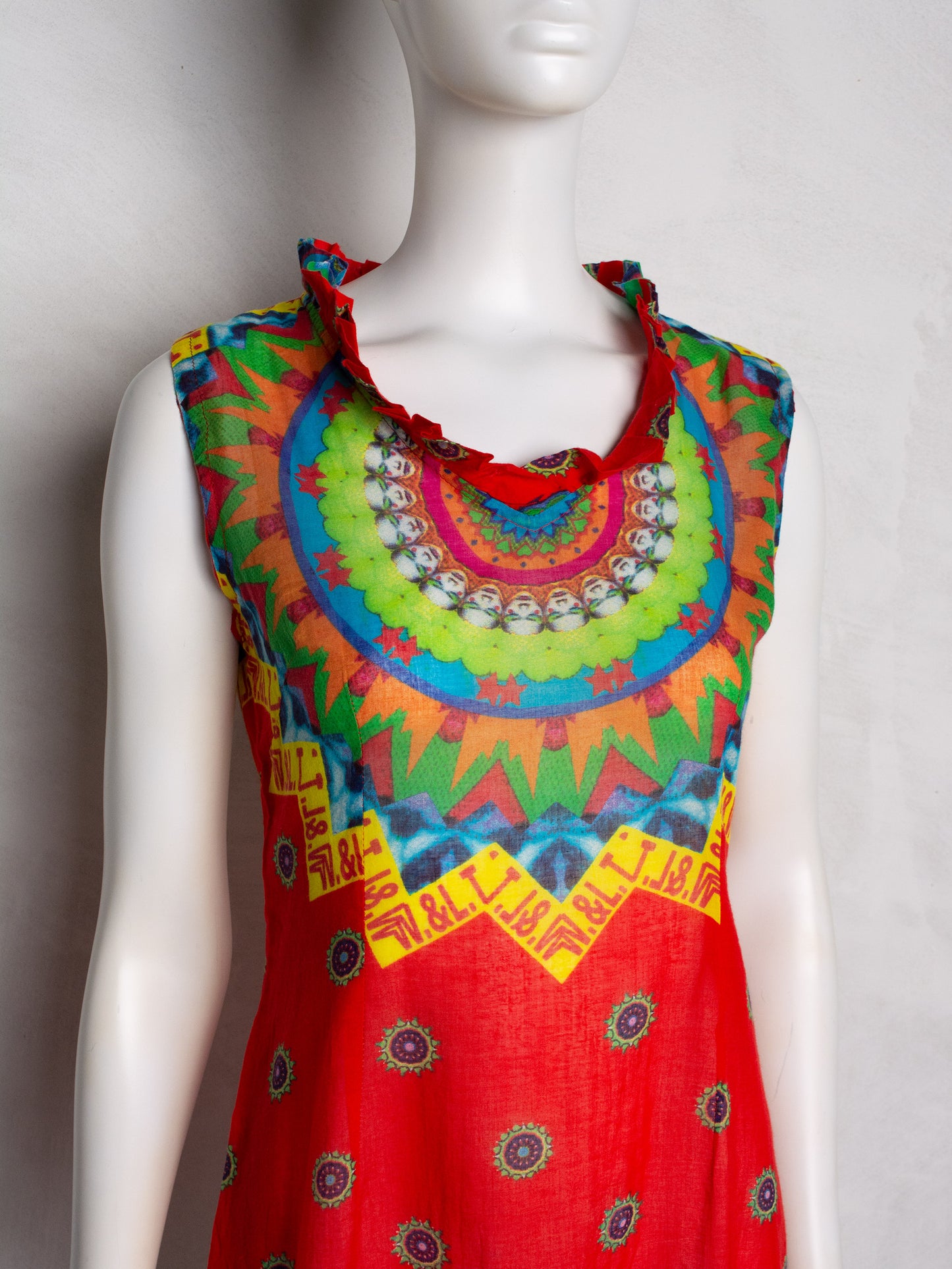 Wild & Lethal Trash S/S 1997 psychedelic mini dress