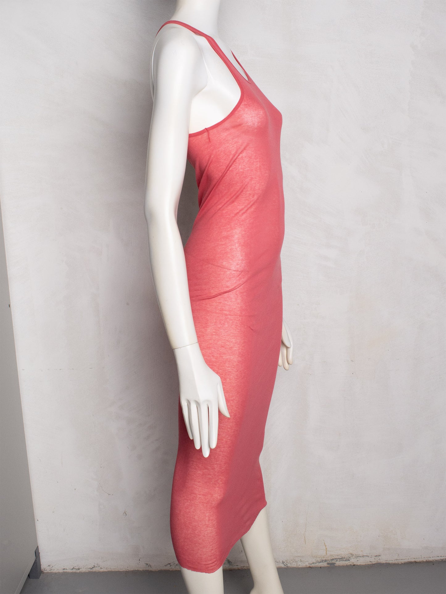 Rick Owens S/S 2005 "Scorpio" semi-transparent maxi dress - size 44IT