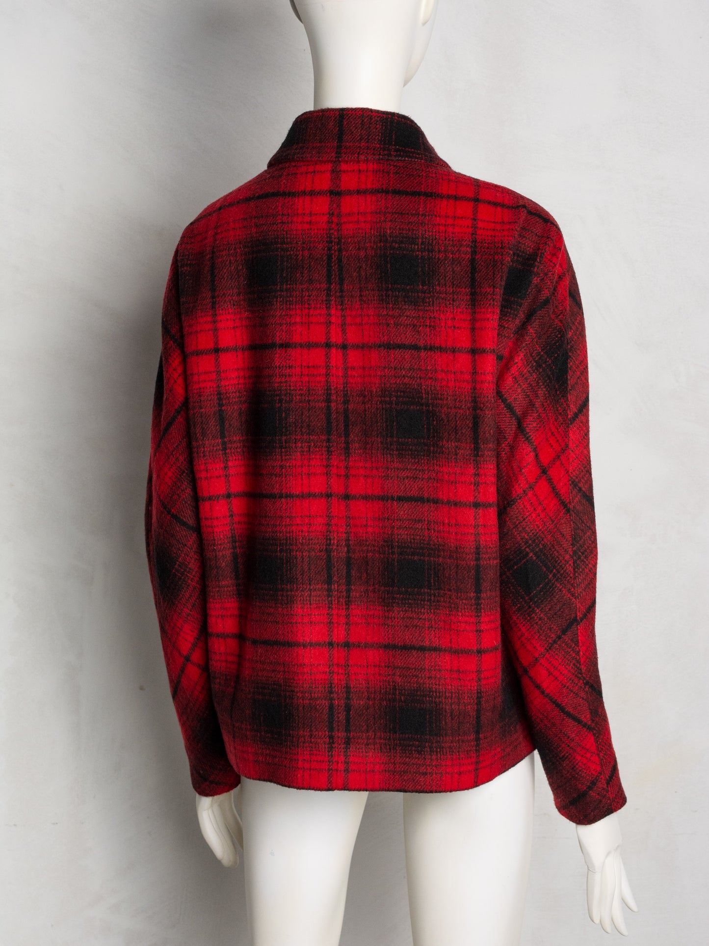 Damir Doma women's check wool jacket