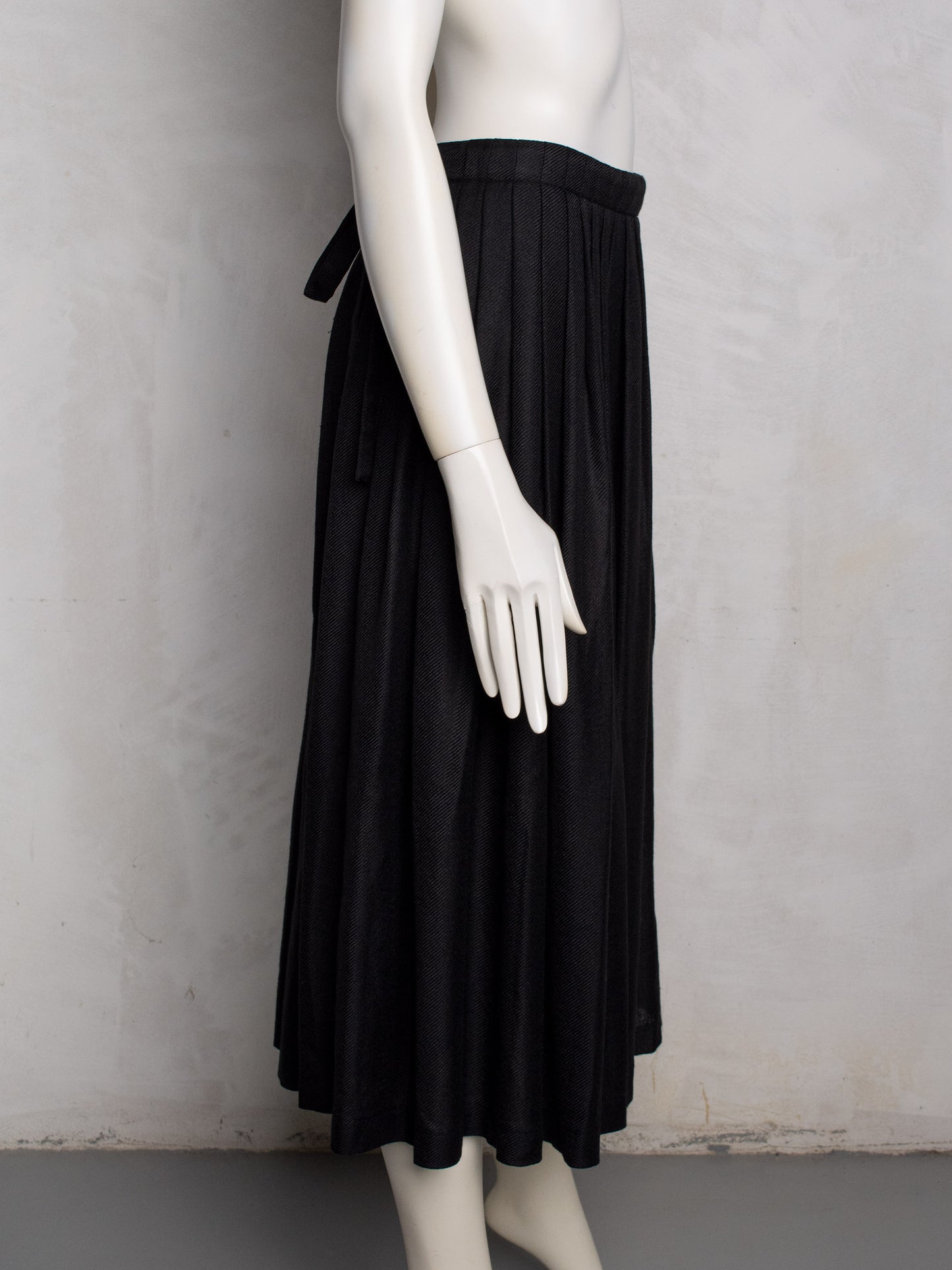 vintage Comme des Garçons tricot maxi skirt