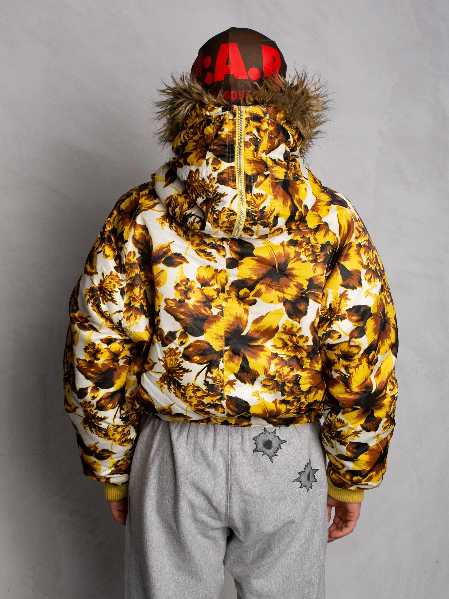 adidas Originals by Jeremy Scott - A/W 2013 - Golden Flower Down Jacket - size M
