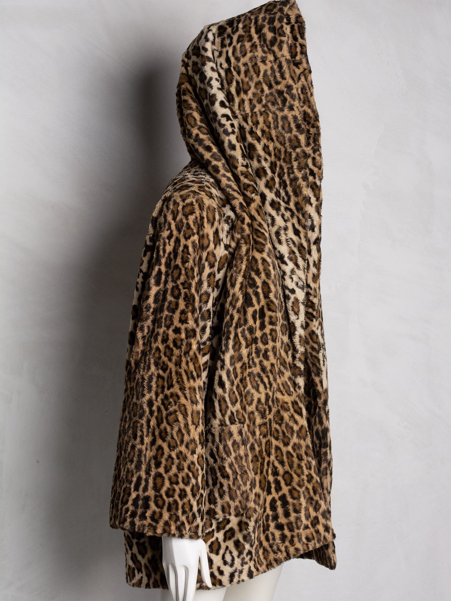 OMO Norma Kamali - (vintage) - leopard faux fur coat