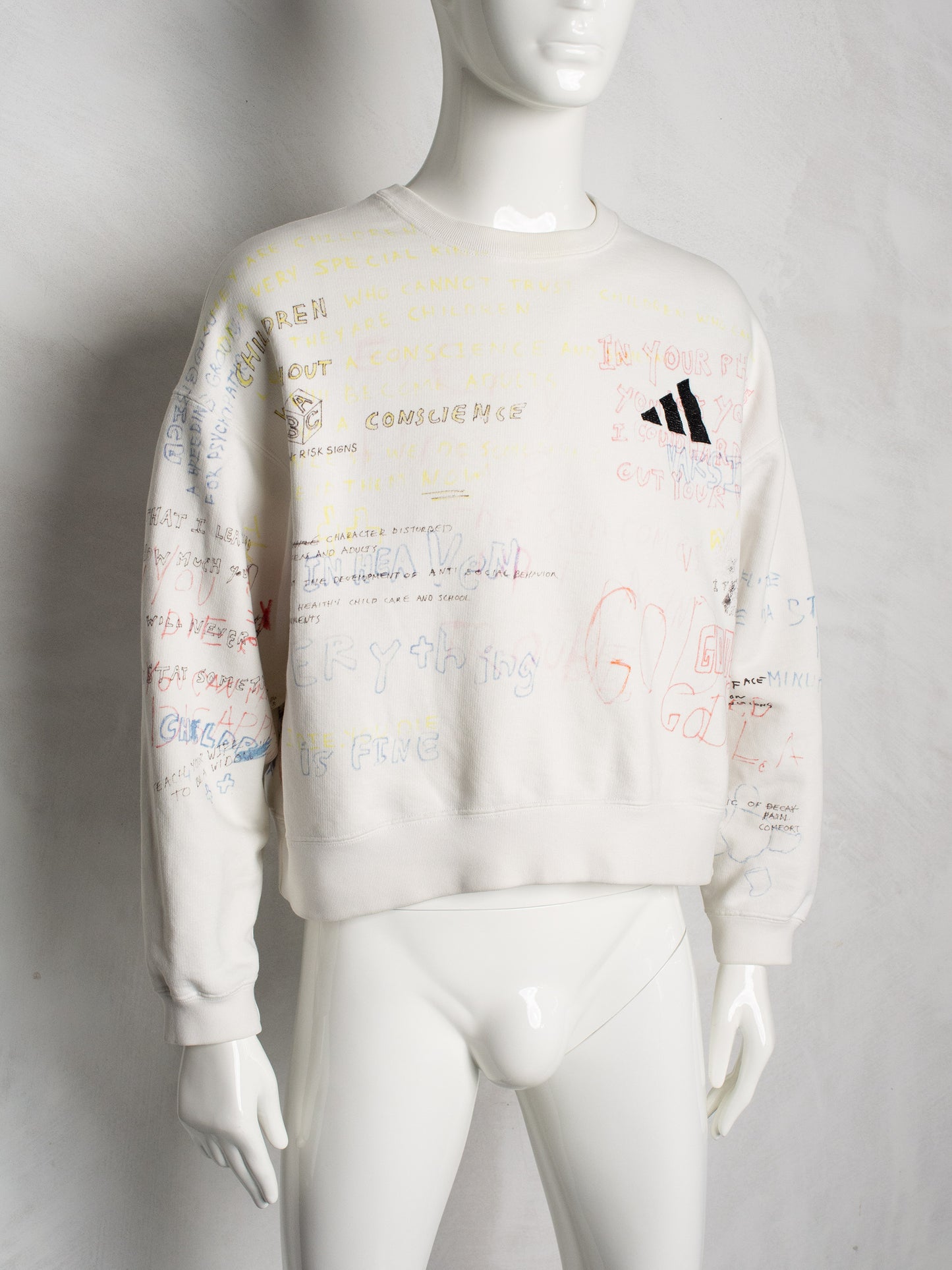 YEEZY Season 5 scribble crewneck - unisex size S