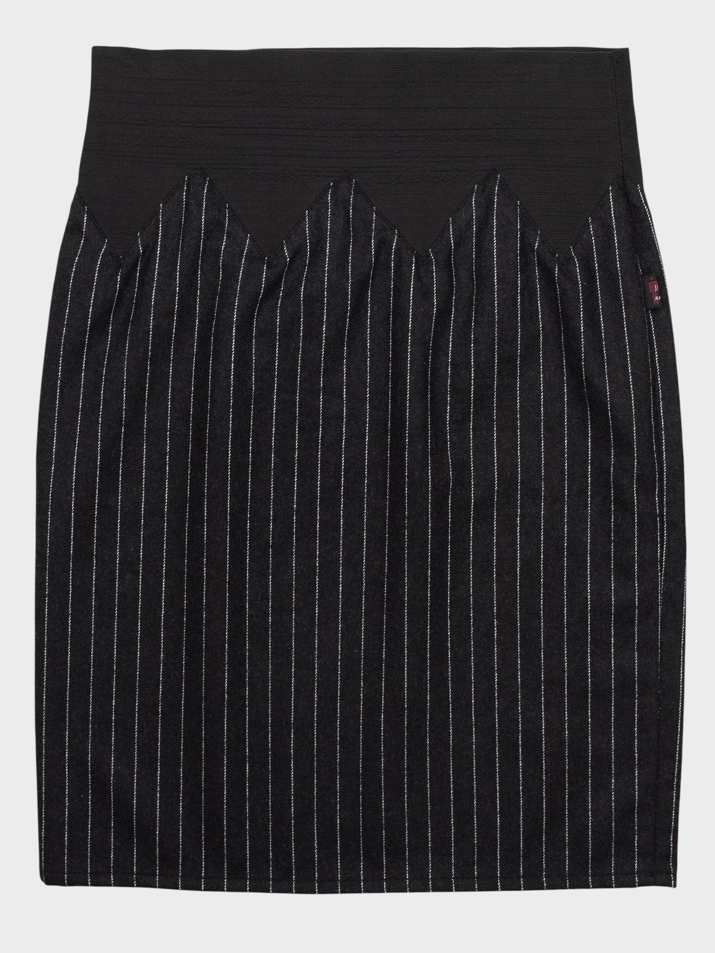 JPG.Jean's - (vintage) - pinstriped wool skirt - size 42