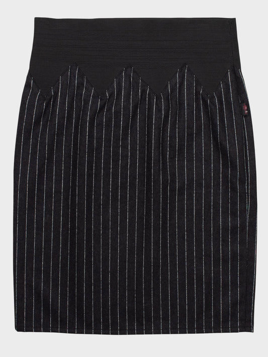 JPG.Jean's - (vintage) - pinstriped wool skirt - size 42