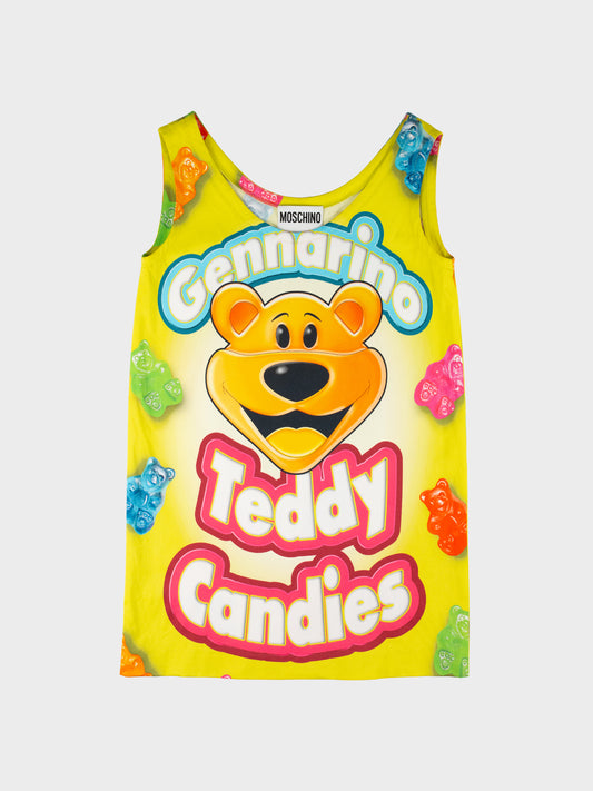 Moschino - A/W 2014 - "Gennarino Teddy Candies" stretchy dress - size 40