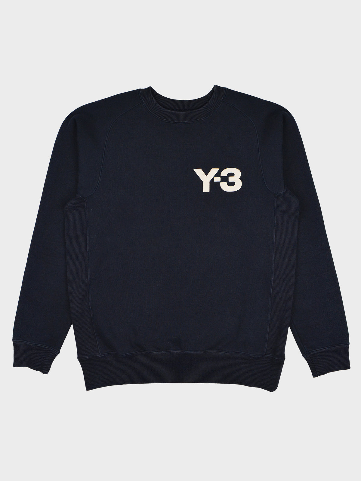 Y-3 - A/W 2003 - logo crewneck (navy) - men's size M