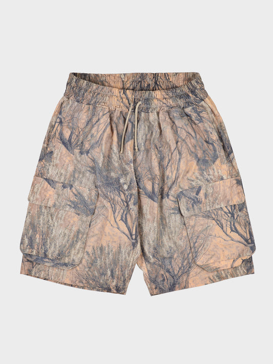 YEEZY Season 4 (2017) - camo cargo shorts - size S
