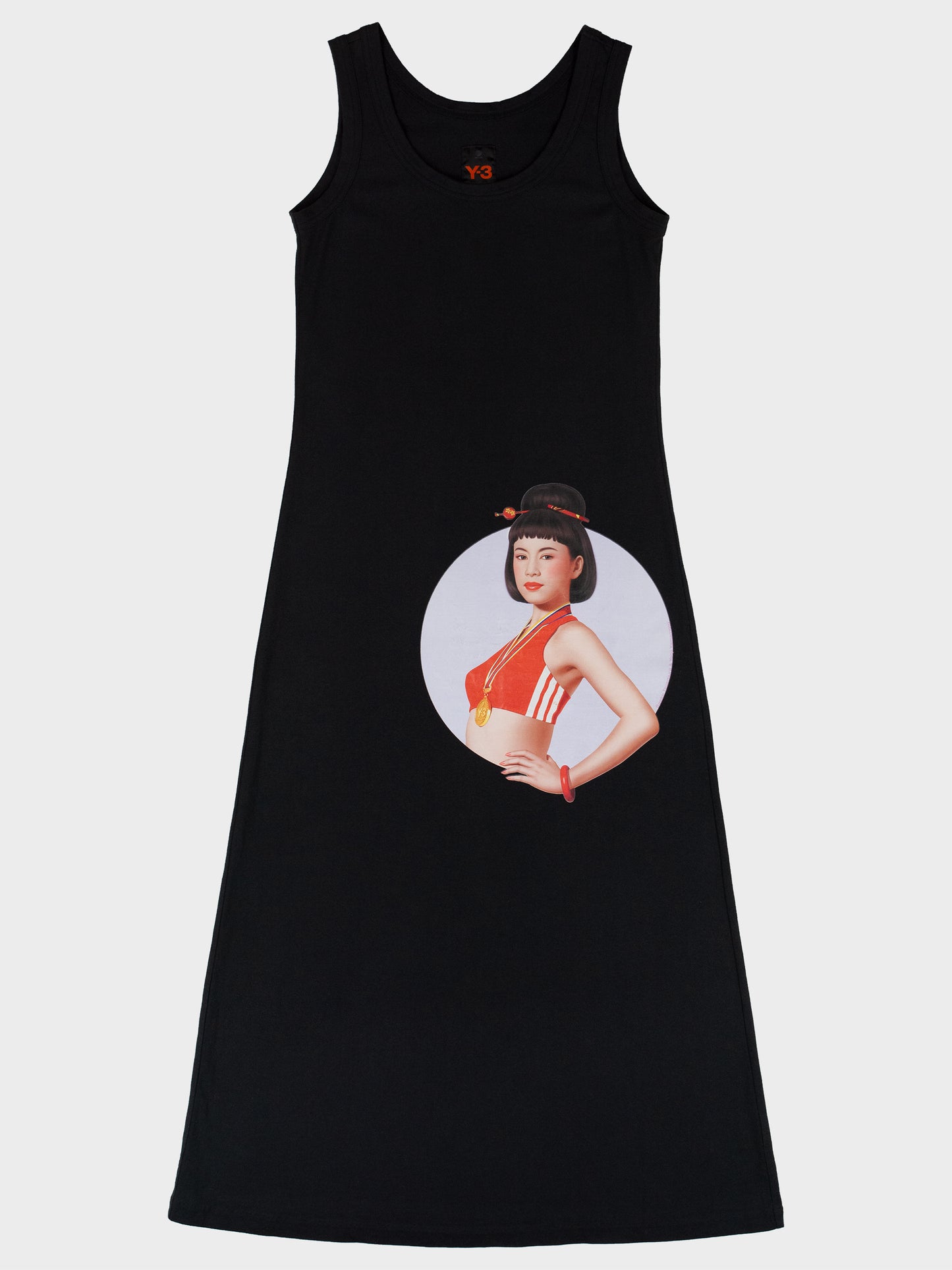 Y-3 X Saeko Tsuemura - S/S 2004 - (sample) Hero dress (black) - size S
