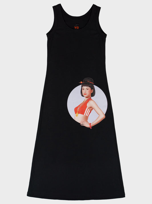 Y-3 X Saeko Tsuemura - S/S 2004 - (sample) Hero dress (black) - size S