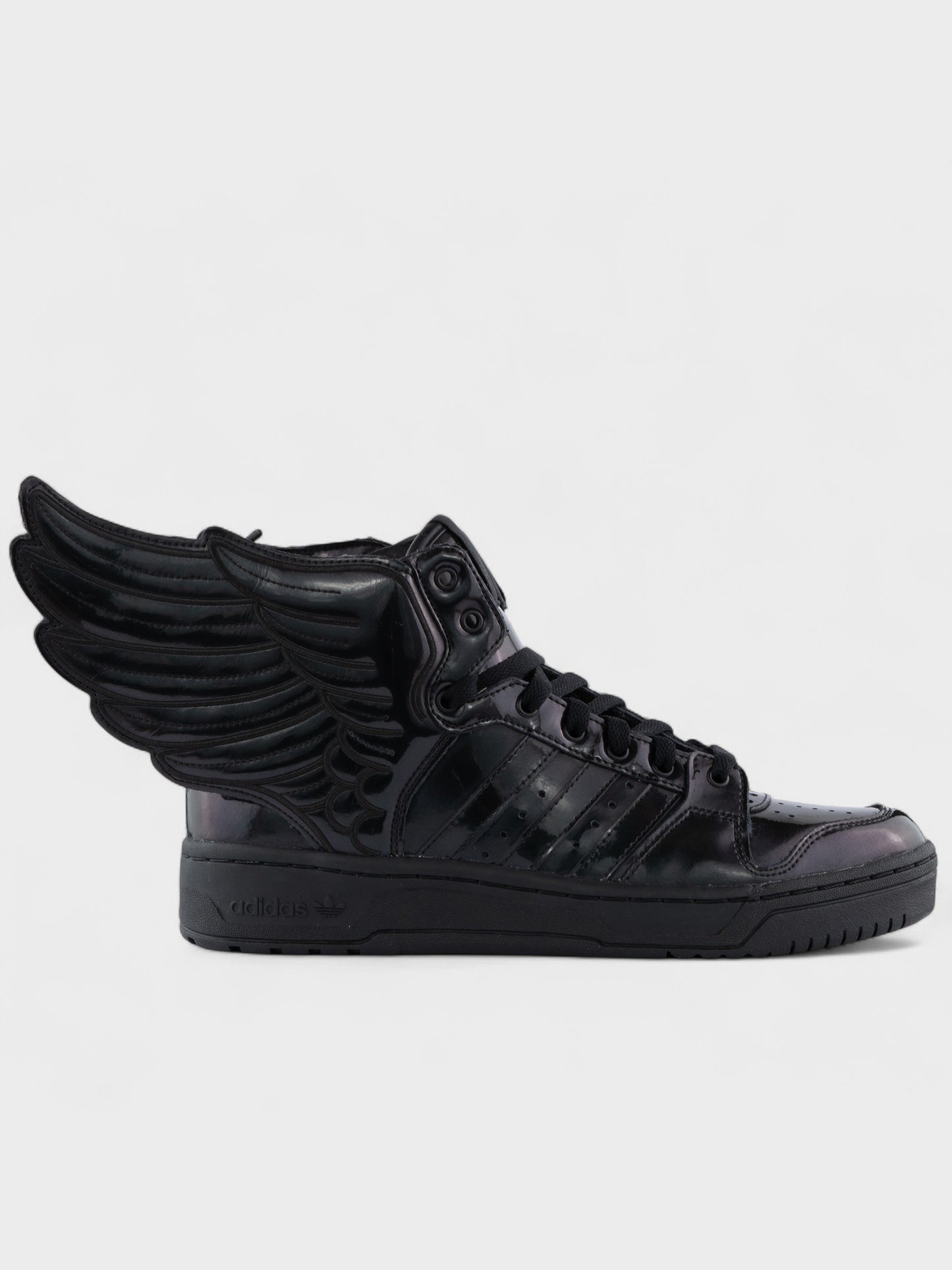 adidas Originals by Jeremy Scott - S/S 2013 - JS Wings 2.0 "Patent Black" - size 43 1/3
