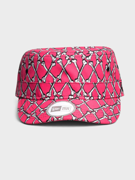 New Era X Jeremy Scott - A/W 2013 - Bones Argyle Military Cap - size S