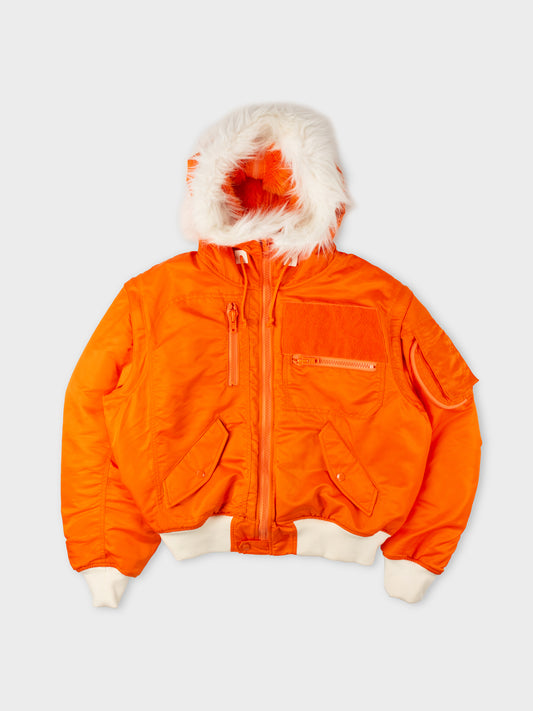 GR-Uniforma - GRUPPA (2019) - hooded bomber with detachable sleeves (orange) - size M