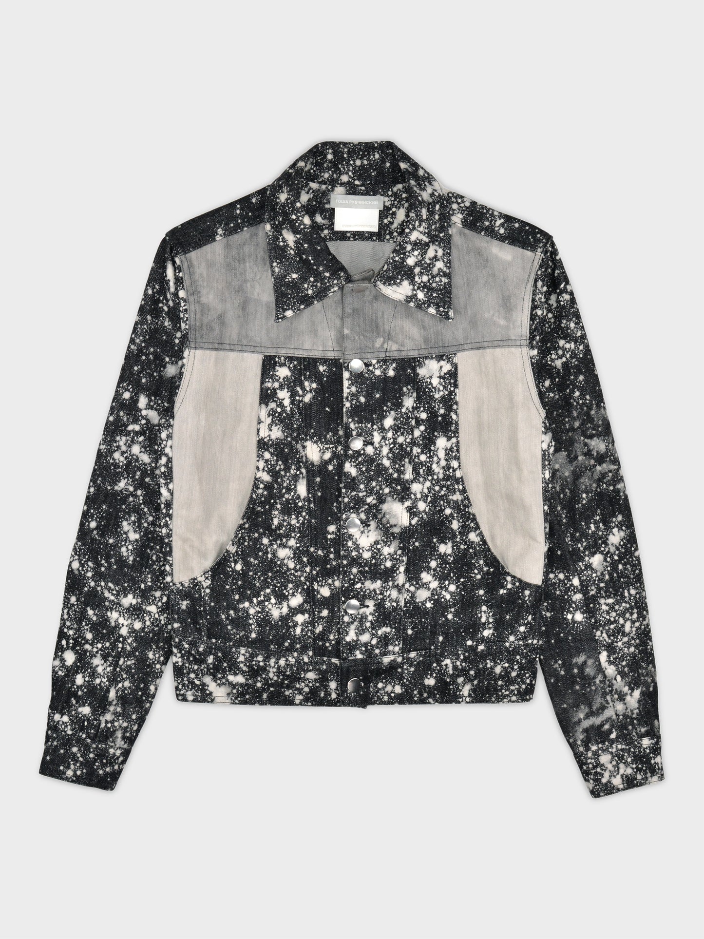 G001-J002 A GOSHA RUBCHINSKIY A/W 2012 SPLATTER DENIM JACKET