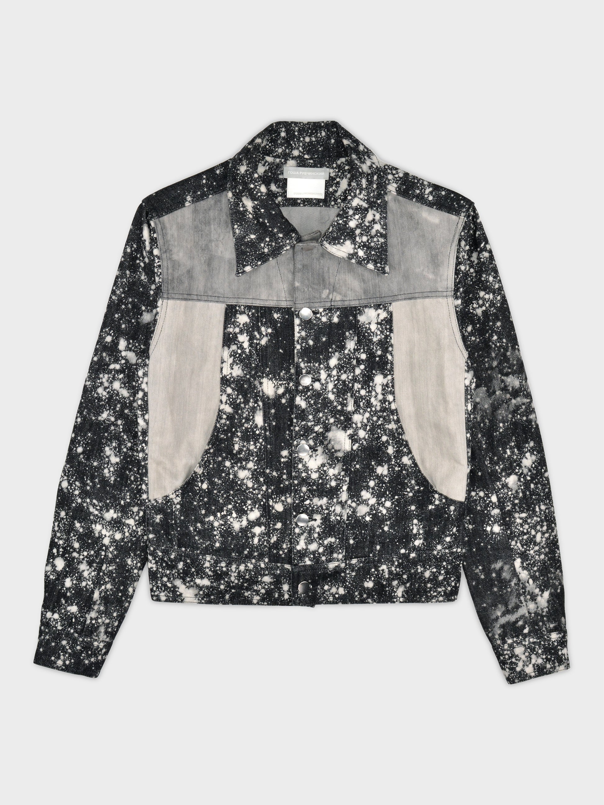 G001-J002 A GOSHA RUBCHINSKIY A/W 2012 SPLATTER DENIM JACKET