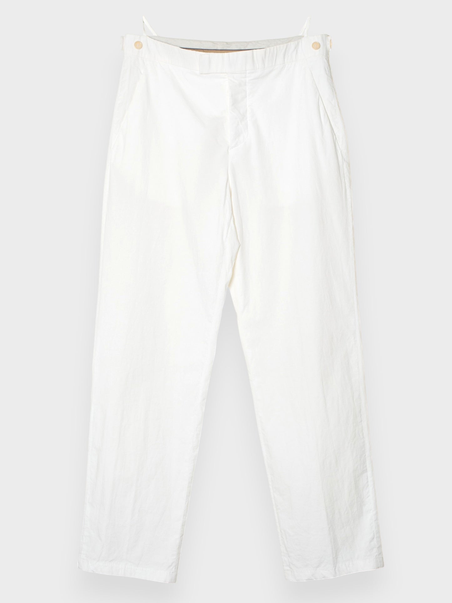 Helmut Lang - 2000s - stretch cotton pants (white) - men's size 46