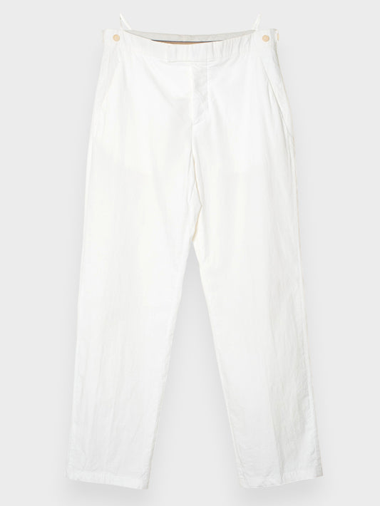 Helmut Lang - 2000s - stretch cotton pants (white) - men's size 46