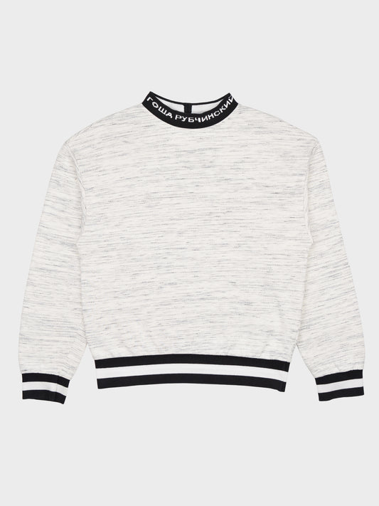 Gosha Rubchinskiy - S/S 2016 - logo mock-neck sweatshirt - size S