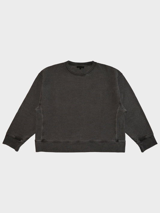 YEEZY Season 3 (2016) - Fleece Crew Sweat (Onyx Dark) - size M