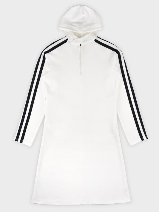 Y-3 - S/S 2003 - hooded track-dress (white) - size M
