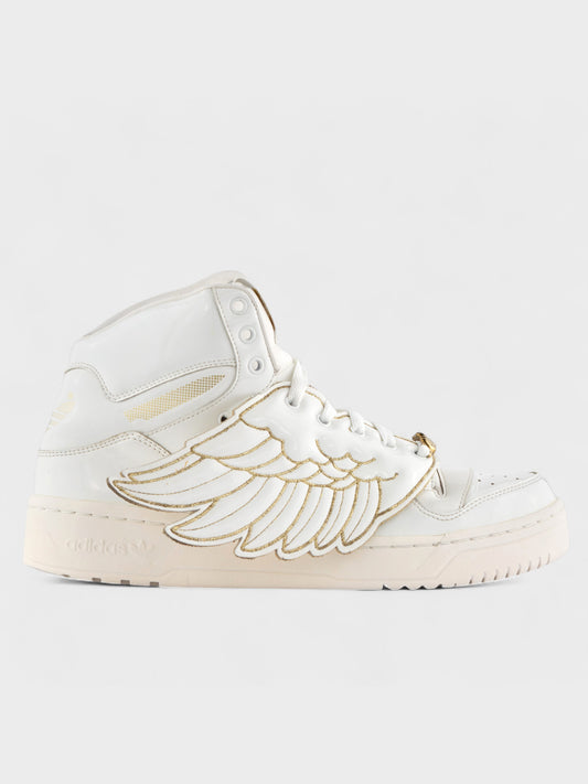 adidas Originals by Jeremy Scott - S/S 2010 - JS Wings (White/Gold) - size 42
