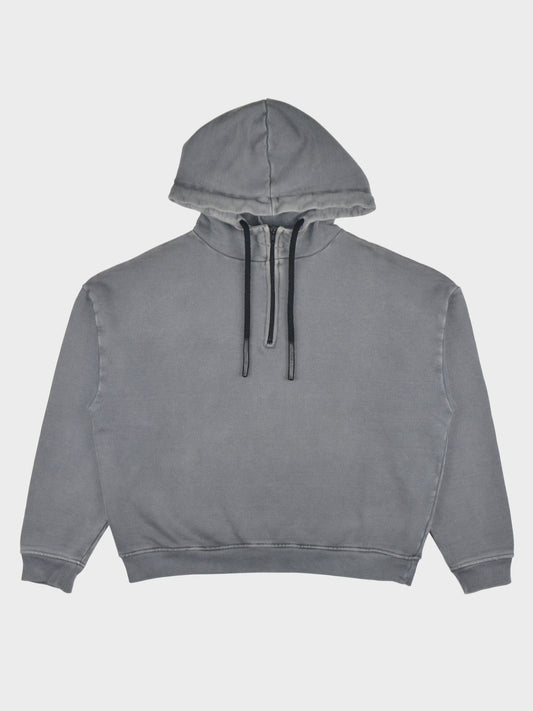 YEEZY Season 1 (2015) - half-zip hoodie (Caviar) - size S