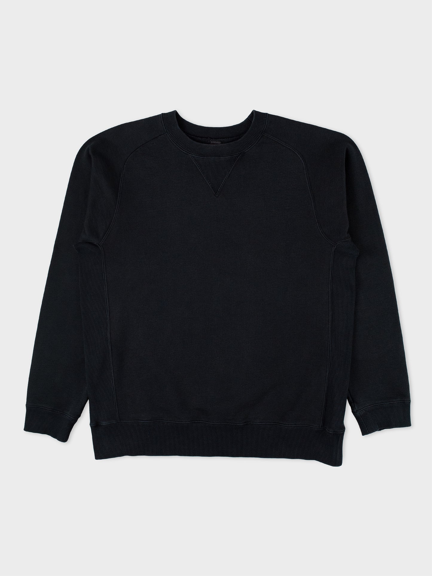 Y-3 - A/W 2005 - back logo crewneck sweatshirt (black) - size XL