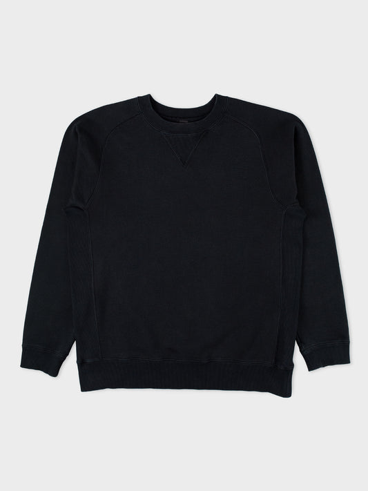 Y-3 - A/W 2005 - back logo crewneck sweatshirt (black) - size XL