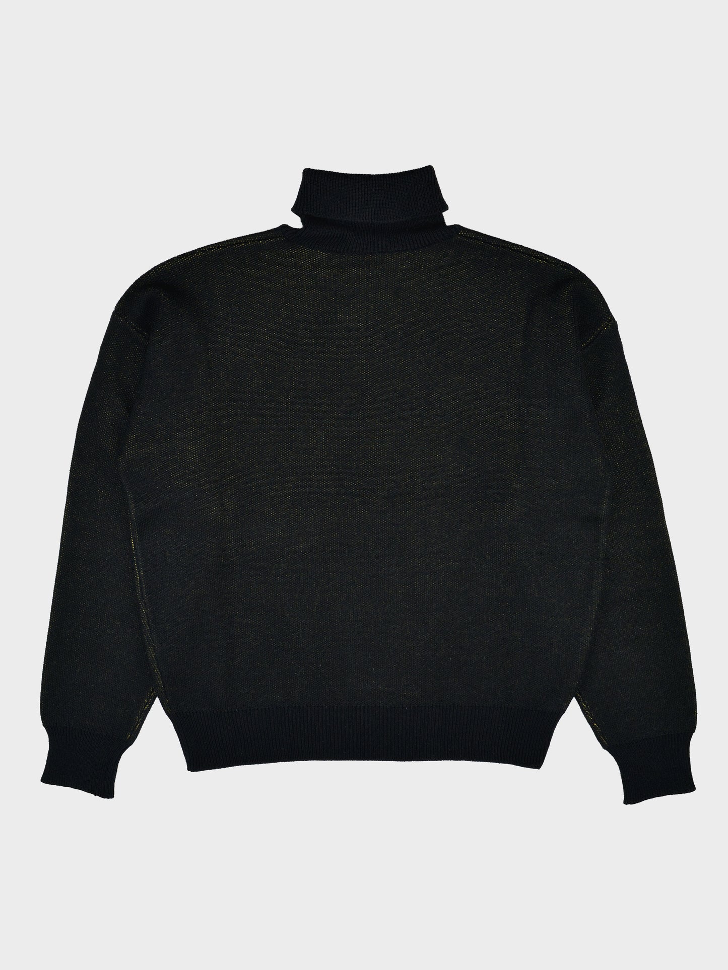 Gosha Rubchinskiy - A/W 2016 - "Save & Protect" turtleneck sweater (black/yellow) - size S