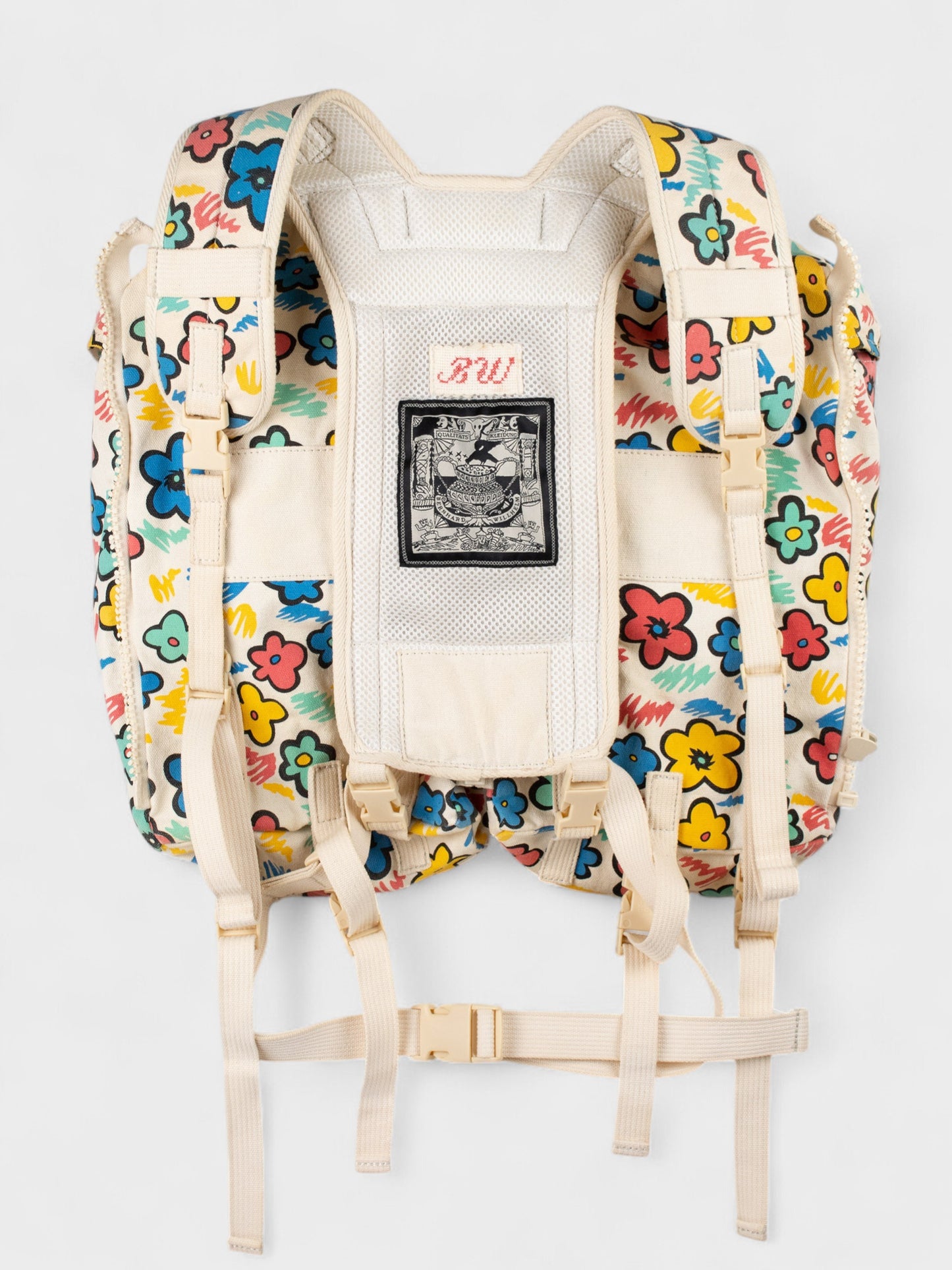 Bernhard Willhelm - S/S 2003 - floral double backpack