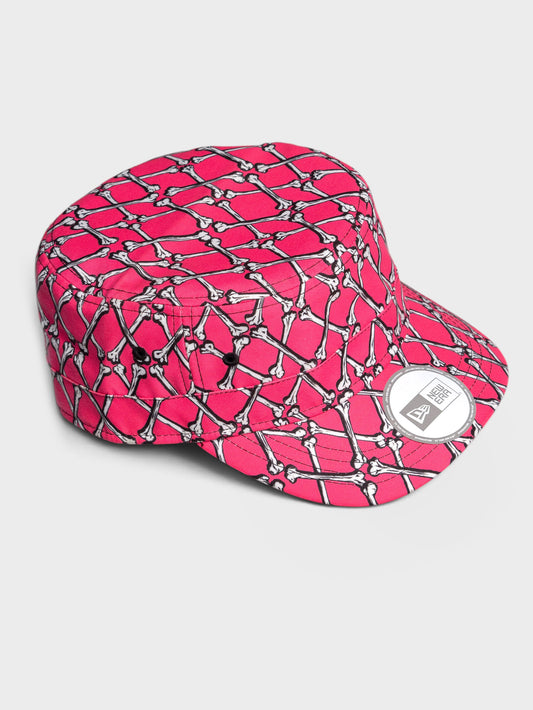 New Era X Jeremy Scott - A/W 2013 - Bones Argyle Military Cap - size S