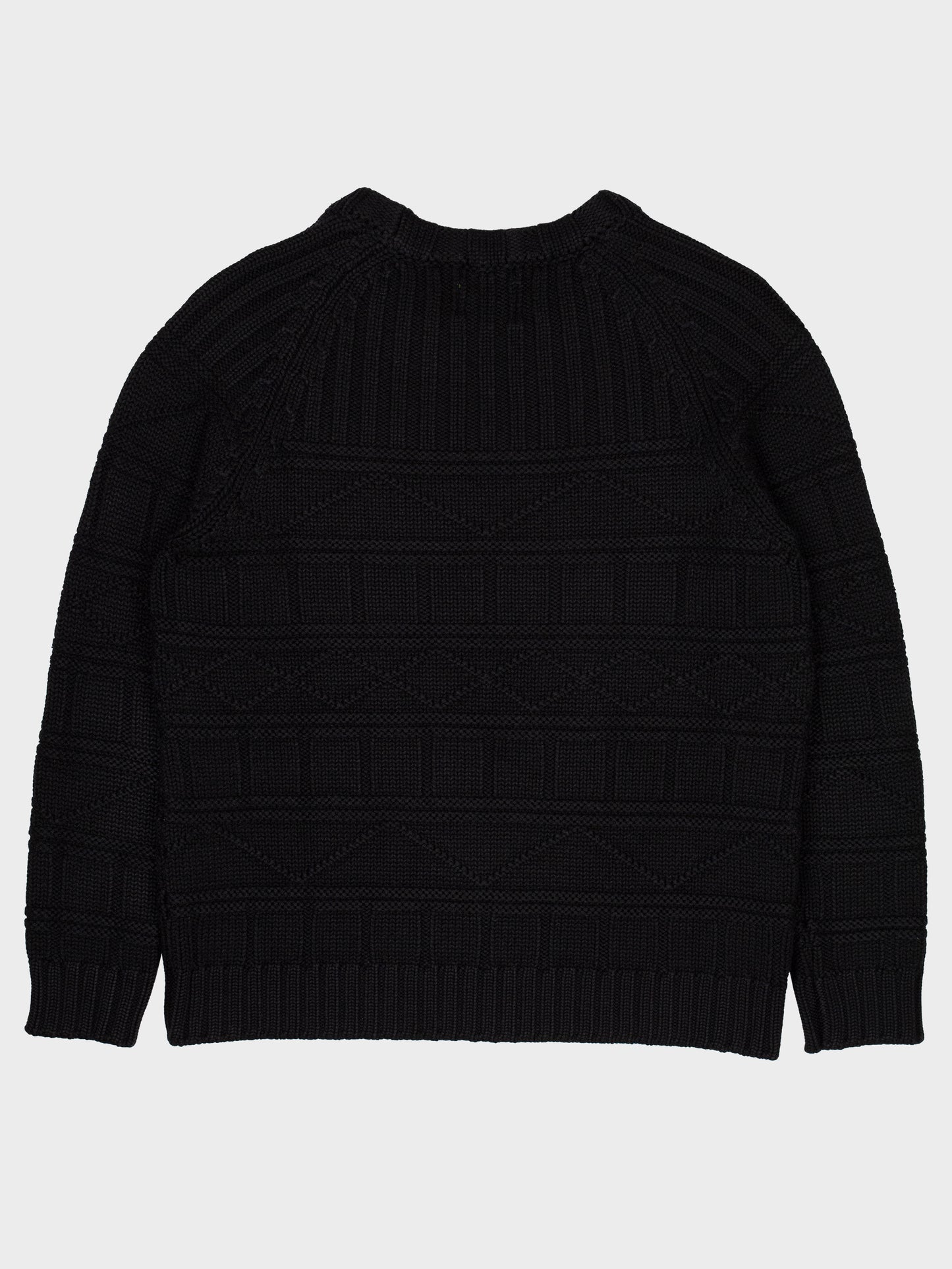 Gosha Rubchinskiy - A/W 2012 - intarsia knit sweater (black) - size M