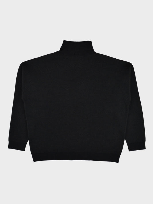Gosha Rubchinskiy - A/W 2017 - Kazimir Malevich geometry turtleneck sweater (black) - size XL