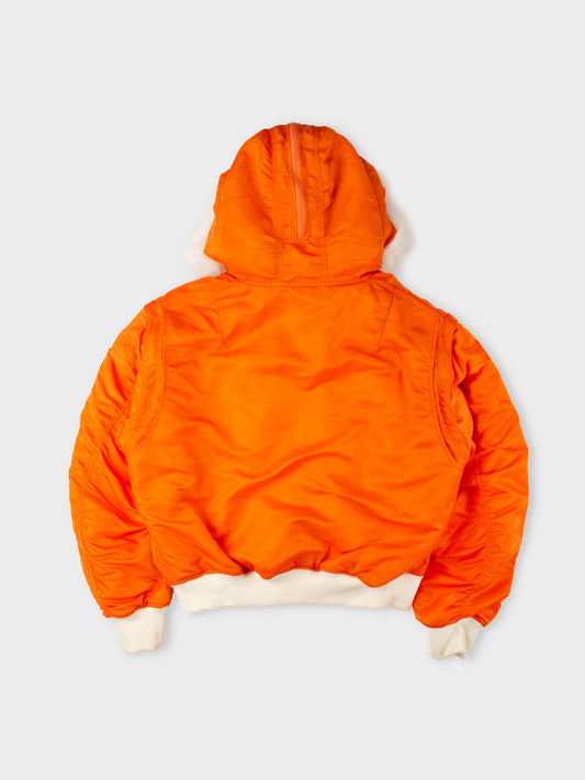 GR-Uniforma - GRUPPA (2019) - hooded bomber with detachable sleeves (orange) - size M