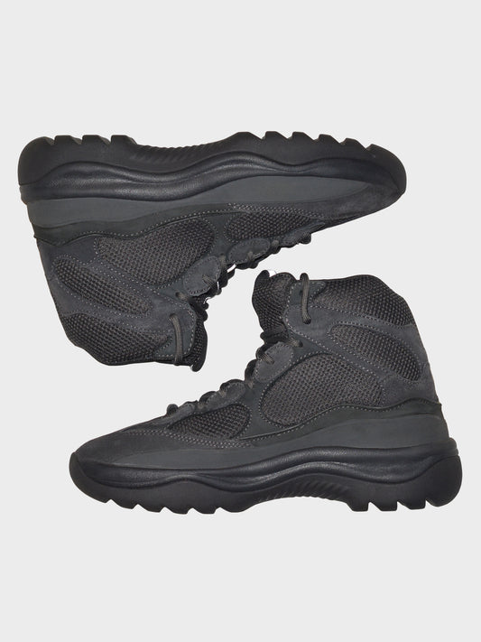YEEZY Season 6 (2018) - Thick Suede, Mesh and Nubuck Desert Boot (Graphite) - size 43