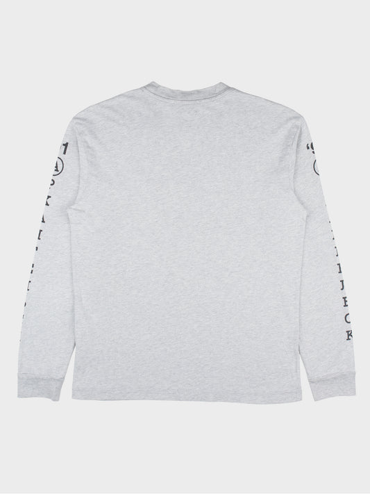 Gosha Rubchinskiy - A/W 2012 - "Viking" long-sleeve t-shirt (grey) - size M