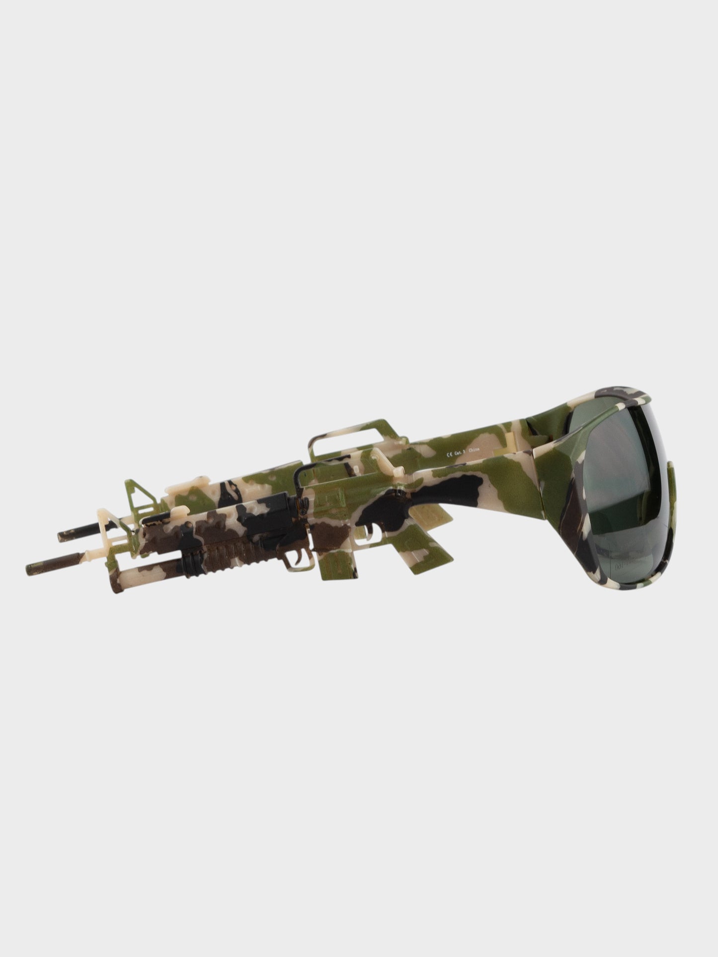 Linda Farrow X Jeremy Scott - S/S 2013 - army sunglasses (green camo)
