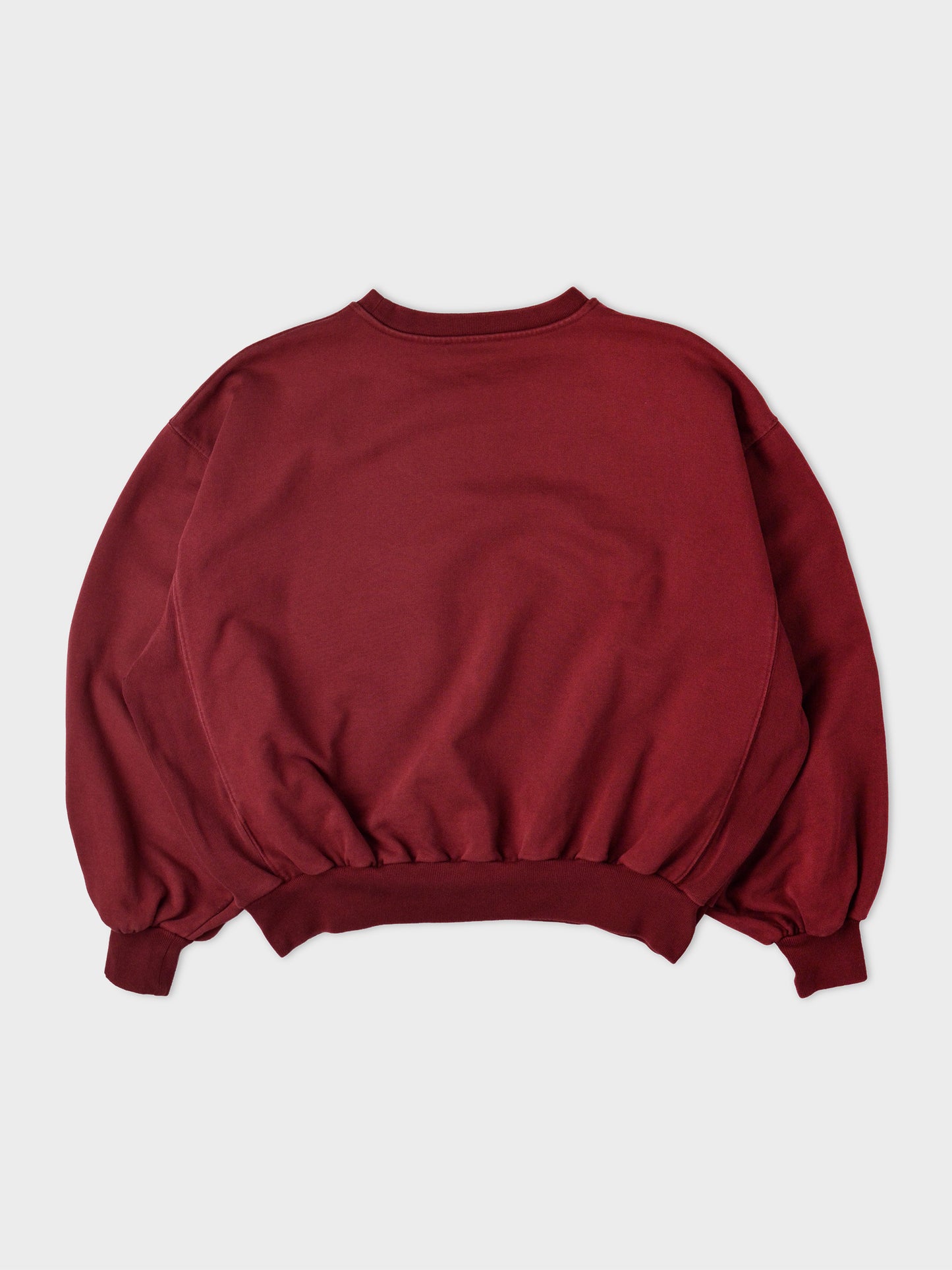 Gosha Rubchinskiy - S/S 2018 - "DJ" crewneck (burgundy) - size S