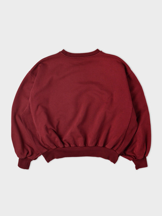 Gosha Rubchinskiy - S/S 2018 - "DJ" crewneck (burgundy) - size S