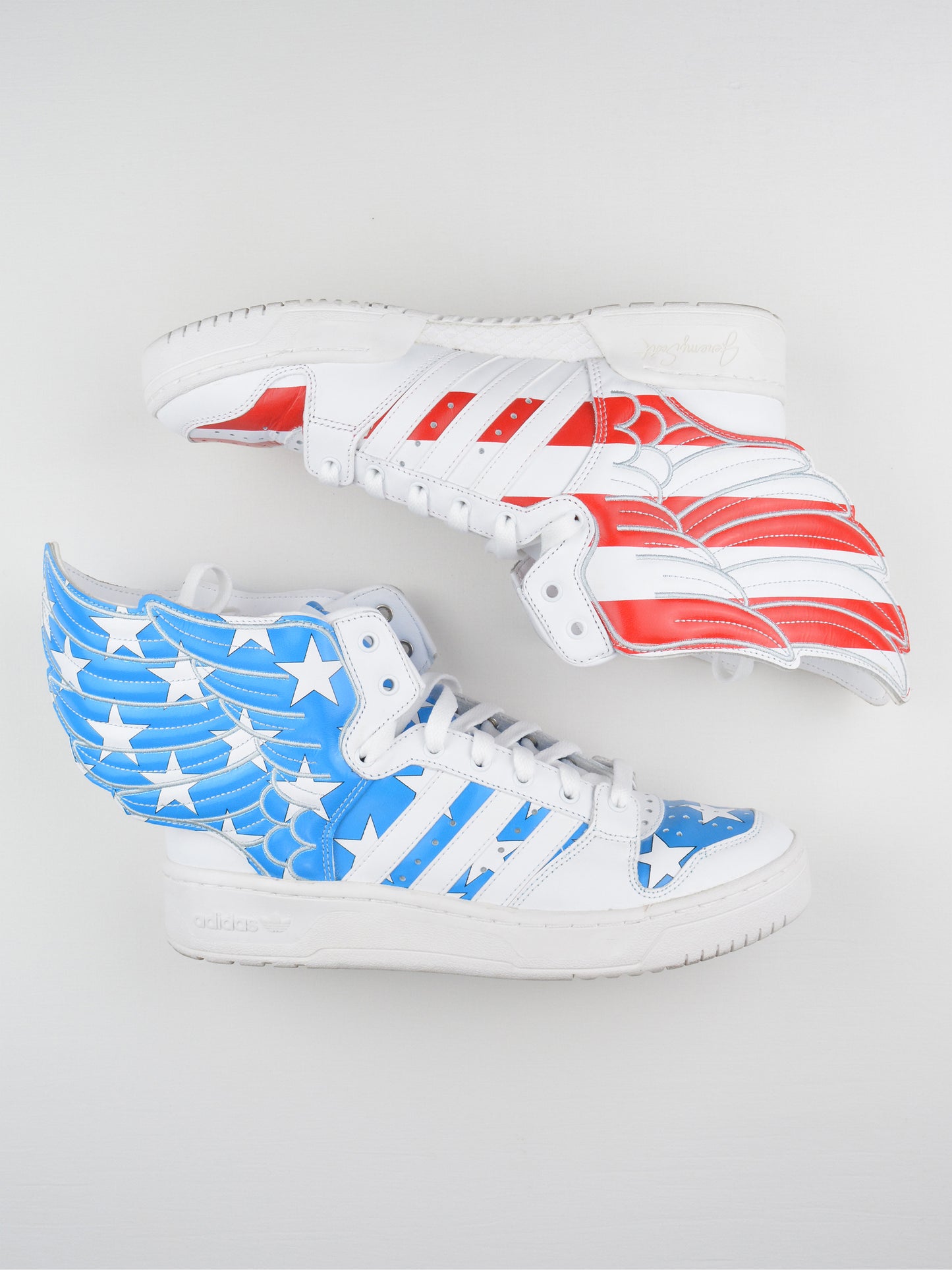 adidas Originals by Jeremy Scott - S/S 2012 - JS Wings 2.0 "Stars & Stripes" - size 42 2/3
