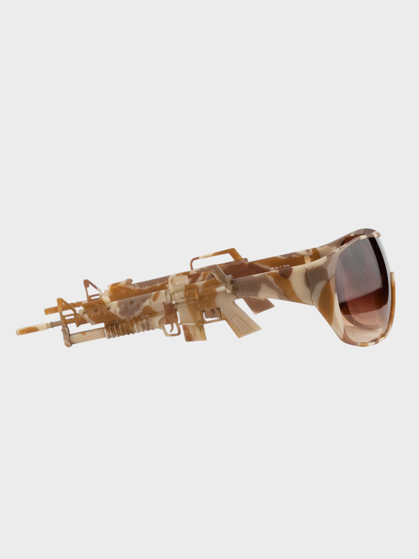 Linda Farrow X Jeremy Scott - S/S 2013 - army sunglasses (brown camo)